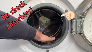 Stress test: Wash WITHOUT shocks in Miele washing machine (Bangs & Glass hits)