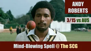 ANDY ROBERTS | 3/15 @ SCG | WI vs AUS | 15th Match | Benson & Hedges World Series Cup 1982