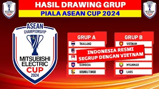 RESMI! TIMNAS INDONESIA SEGRUP DENGAN VIETNAM - Hasil Drawing Piala ASEAN 2024