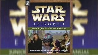 1999 Star Wars Episode I Junior Jedi Training Manual Read-Along Story Book and CD