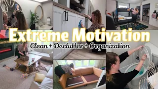 EXTREME WHOLE HOUSE CLEAN DECLUTTER AND ORGANIZE WITH ME / HOME CLEANING MOTIVATION / MOM LIFE