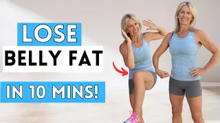 Do This Routine To Lose Belly Fat In 10 Minutes | No Equipment Home Workout