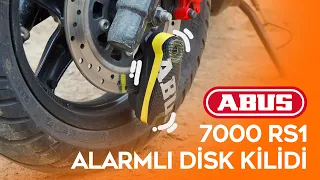 ABUS 7000 RS1 Alarmlı Disk Kilidi İncelemesi!