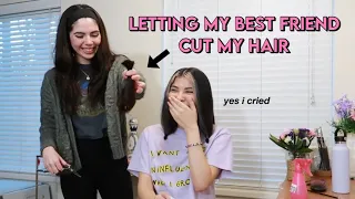 Letting My Friend Cut My Hair (using TikTok hacks!) | Carolyn Morales