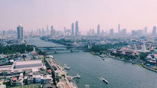 Thailand   Bangkok Drone Aerial View