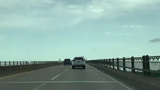 Drive over Lake Charles Bridge in Louisiana | Scary Looking Bridge | He got Heightened Anxiety