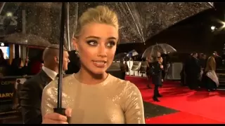 The Rum Diary London premiere - Amber Heard interview