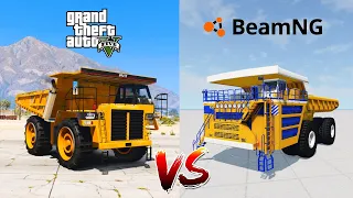 GTA 5 DUMP TRUCK vs BEAMNG.DRIVE DUMP TRUCK - WHICH IS BEST?