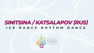 Sinitsina/Katsalapov (RUS) |Ice Dance Rhythm |ISU European Figure Skating Championships |#EuroFigure