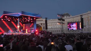 Полина Гагарина - АЛЫЕ ПАРУСА, праздник выпускников школ, концерт (24.06.2022, Санкт-Петербург) HD