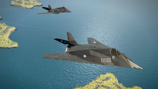 F-117A Nighthawk: Fighter With 2 Nuclear Weapons Gameplay - Modern Warships