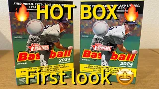 🔥HOT BOX🔥Topps 2024 Heritage Blaster Box x 2! 🤩First Look🤩