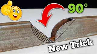 Every Welder should know this Secret Pipe Cutting Trick // 90 Degree Angle