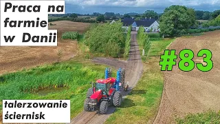 Praca na farmie w Danii #83 | Work on the farm in Denmark #83 harrowing talerzowanie