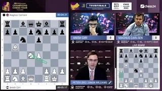 MAGNUS CARLSEN SACRIFICES HIS QUEEN AGAINST ANISH GIRI AND STILL ENDS UP WINNING THE GAME!!