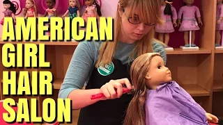 American Girls Go To AG Hair Salon