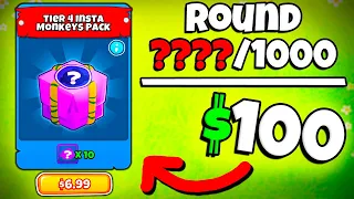 How far can $100 worth of INSTA PACKS get us in BTD 6?