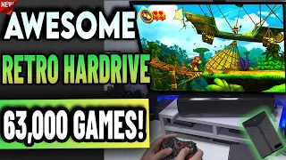 🔴Emulation Retro Drive with 63,000 GAMES ! (Hyper base mix 5TB)