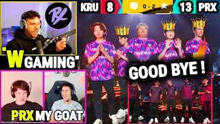 Tarik Sliggy & Subroza Reacts to Kru Tried Hard to Win Against PRX W Gaming in VCT Champions 2023