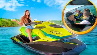 ANDEI DE JET SKI COM O RENAN E MEU IRMÃO SURTOU 😂