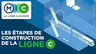 Les étapes de construction de la ligne C