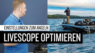 Verstärkung, Rauschreduzierung, TVG und Farbpalette - so optimierst du LiveScope fürs Angeln