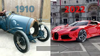 The Evolution of Bugatti (1910-2022)