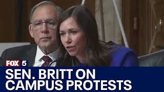 Sen Katie Britt on campus protests and college funding | FOX 5 News