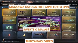 MAGSAWA KAYO SA FREE LAPIS LOTTO SPIN THROWBACK VIDEO CROSSFIRE PH