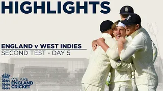 Day 5 Highlights | Stokes Fires England To Stunning Late Victory | England v West Indies 2nd Test