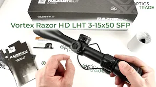 Vortex Razor HD LHT 3-15x50 SFP riflescope review | Optics Trade Reviews