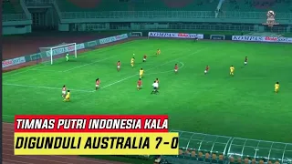 🔴 AUSTRALIA (7) VS TIMNAS INDONESIA (0) - TIMNAS PUTRI INDONESIA DIHAJAR 7 GOAL MOMEN KETIKA AFF U15