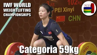 IWF Worlds Resumen | Cat 59 | Kuo Hsing-Chun, Yenny Alvarez, Pei Xinyi, Luo Shifang, Konotop