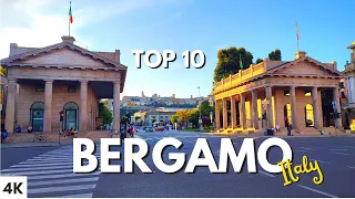 10 BEST THINGS TO DO in Bergamo Italy in 2023 (4k) 🇮🇹