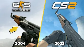 CS Source vs CS 2 - Details and Physics Comparison