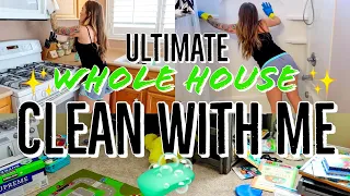 ULTIMATE CLEAN WITH ME | WHOLE HOUSE REALISTIC CLEANING MOTIVATION | ALL DAY CLEAN WITH ME 2019