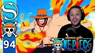 The Heroes' Reunion! His Name is Fire Fist Ace! - One Piece Episode 94 Reaction