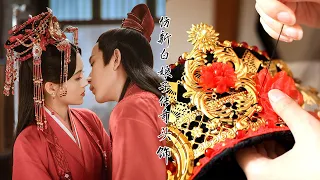 雁鸿-鞠婧祎版《新白娘子传奇》大婚发冠制作过程