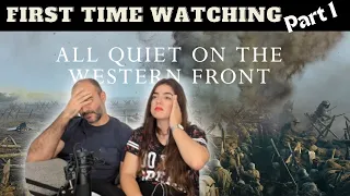 The Horrors of WW1! First time watching ALL QUIET ON THE WESTERN FRONT (Reaction - 1/2)