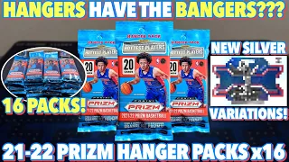 HANGERS = BANGERS! OPENING 16 PACKS! 🔥 2021-22 Panini Prizm Basketball Retail Hanger Pack Review x16