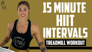 15 MIN HIIT INTERVALS | Treadmill Follow Along! #IBXRunning