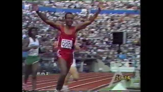 1983   Pietro Mennea finale 200 Mondiali di Helsinki