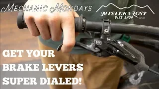 PRO TIP: Get Your Brake Levers Super Dialed!  /  Mechanic Mondays - EP2
