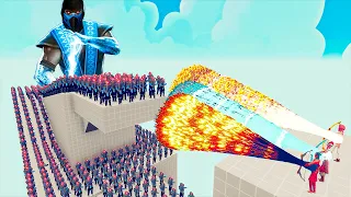 100x SUB-ZERO + 2x GIANT vs 3x EVERY GOD - Totally Accurate Battle Simulator TABS