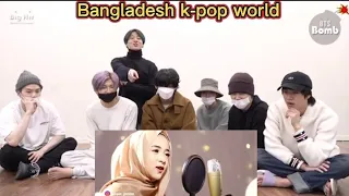 BTS reaction Islamic gojol { Ya Habibal Qolbi } 💛_🖤 [ Versi SABYAN ] 🥰