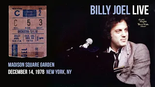 Billy Joel - LIVE at Madison Square Garden - December 14, 1978