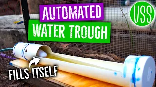 How To Make An Automated Chicken Water Trough