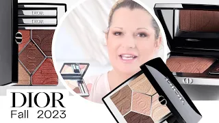 Dior fall 2023 makeup collection 523 Beige Couture eyeshadow palette review