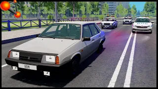 POLICE CHASE! HOW TO WIN? - BeamNg Drive