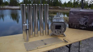 Обзор норвежской походной печи Gstove Heat View XL Camping Stove.  MyBiggame.ru